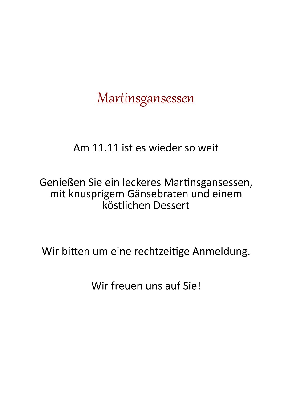 Martinsgansessen 23-1
