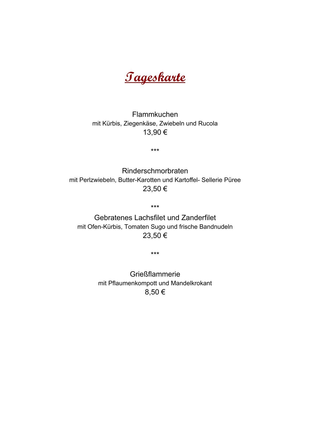 Tageskarte 12-1