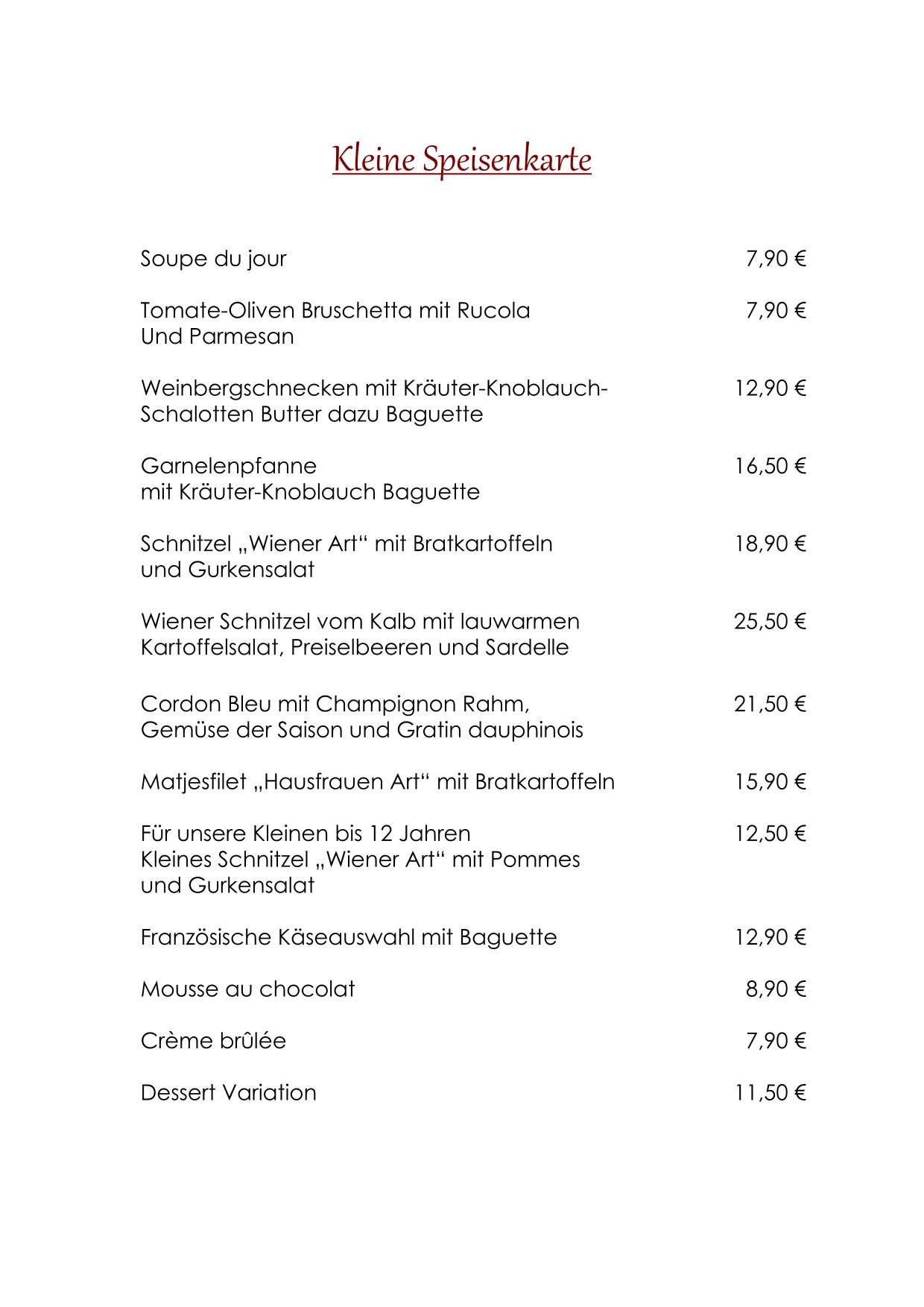 Kleine Speisenkarte 25 neu-1