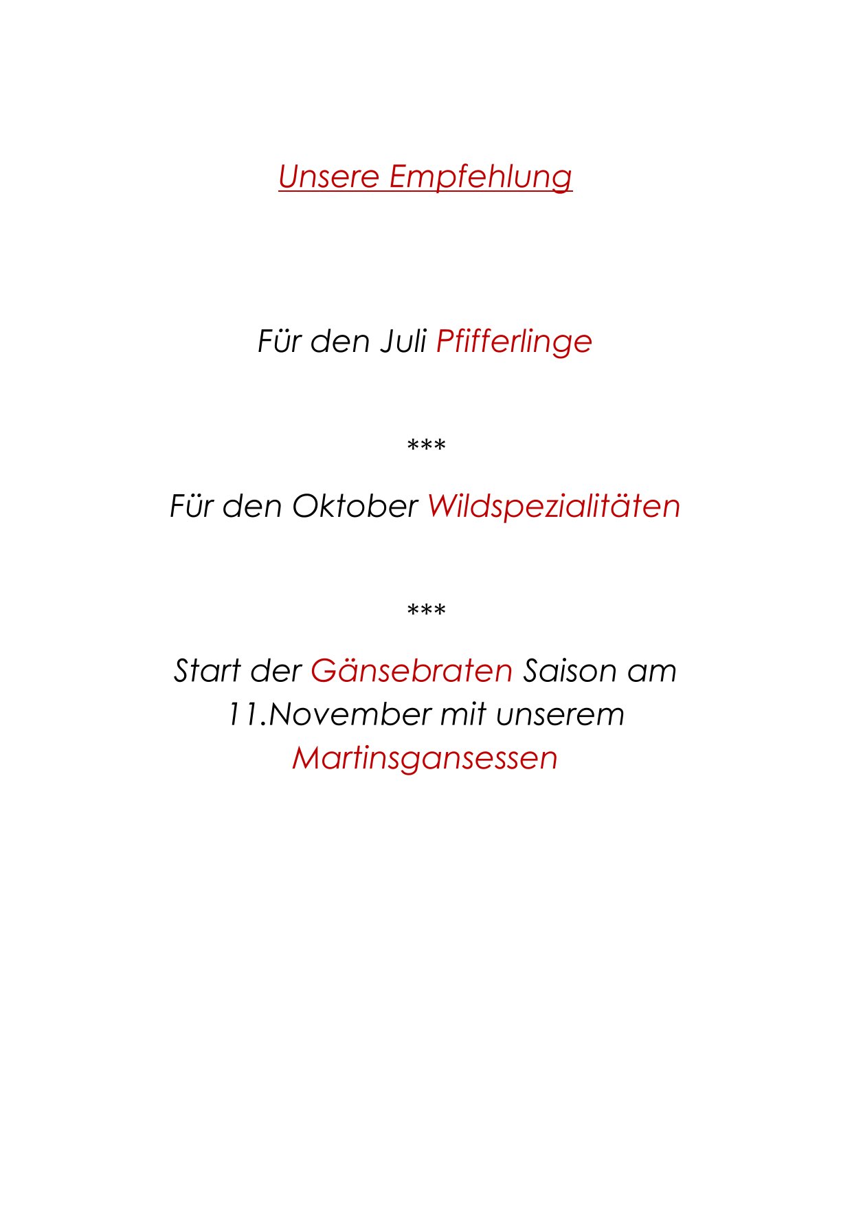 Empfehlungen für 25-1